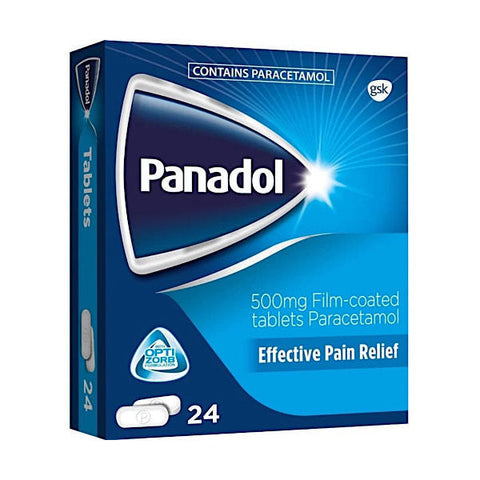 Panadol Film Coated Tablets 500mg 24 Pack