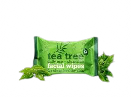 Tea Tree Facial Wipes - 2 Pack