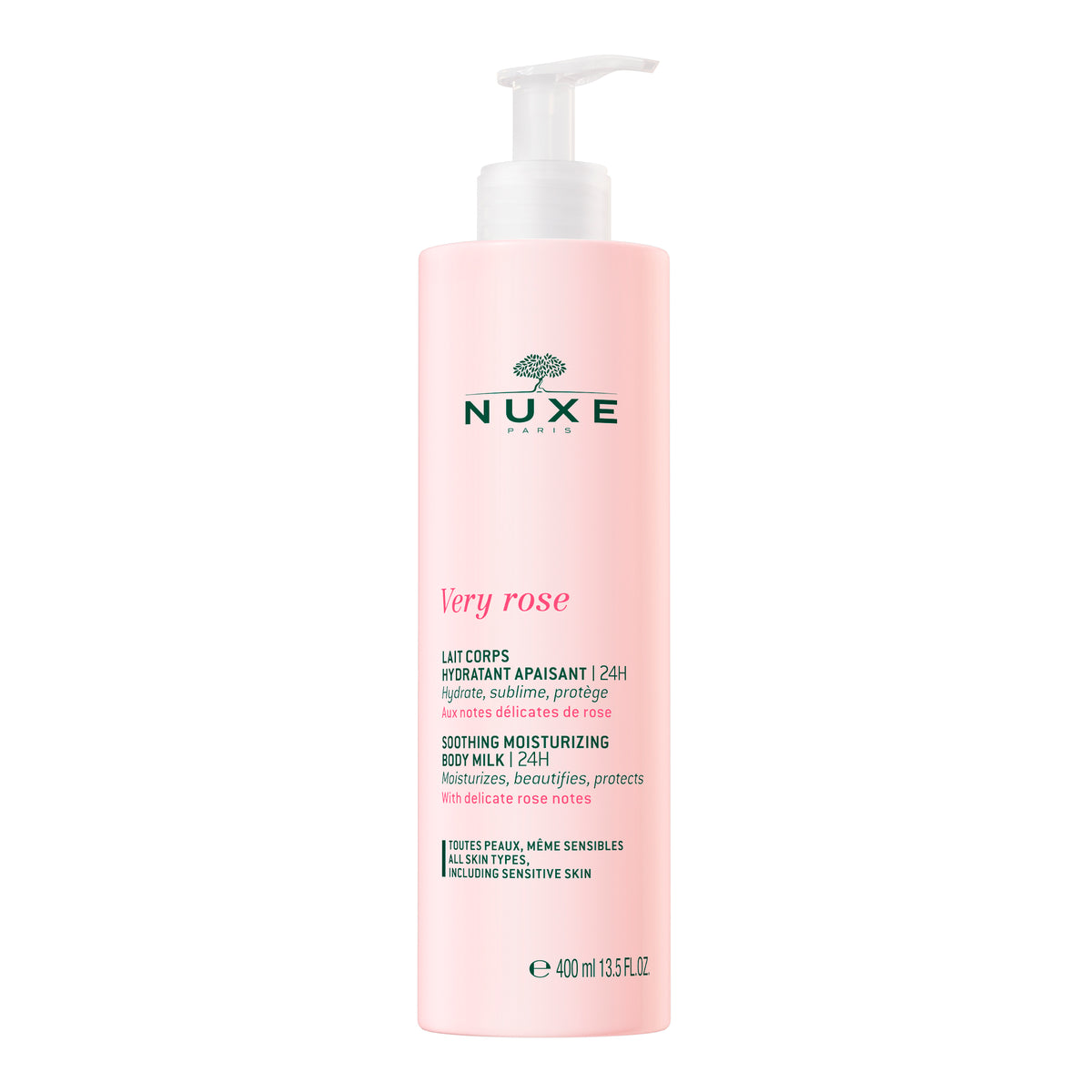 NUXE Very Rose Soothing Moisturizing Body Milk 24h 400ml