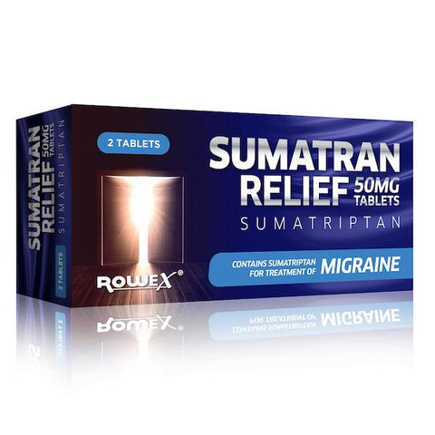 Sumatran Relief Migraine Tablets 50mg 2 pack