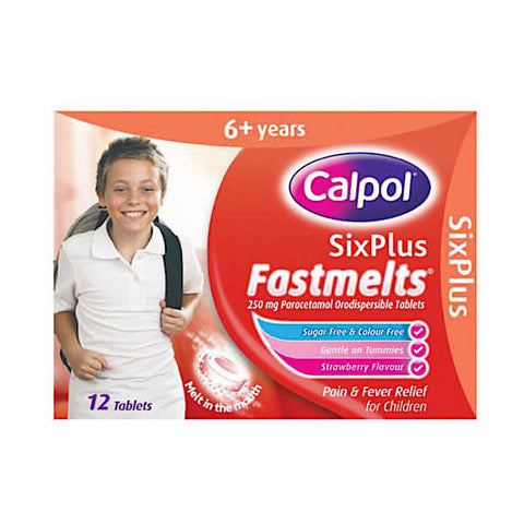 Calpol SixPlus Fastmelts 12 pack