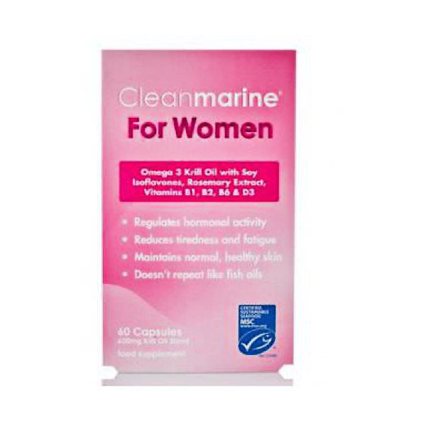 Cleanmarine Krill Oil For Women 60 Capsules