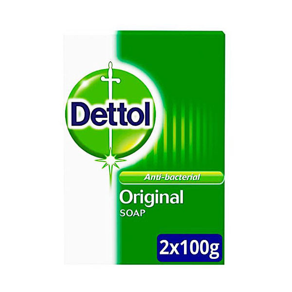 Dettol Antibacterial Soap Bar 2x100g