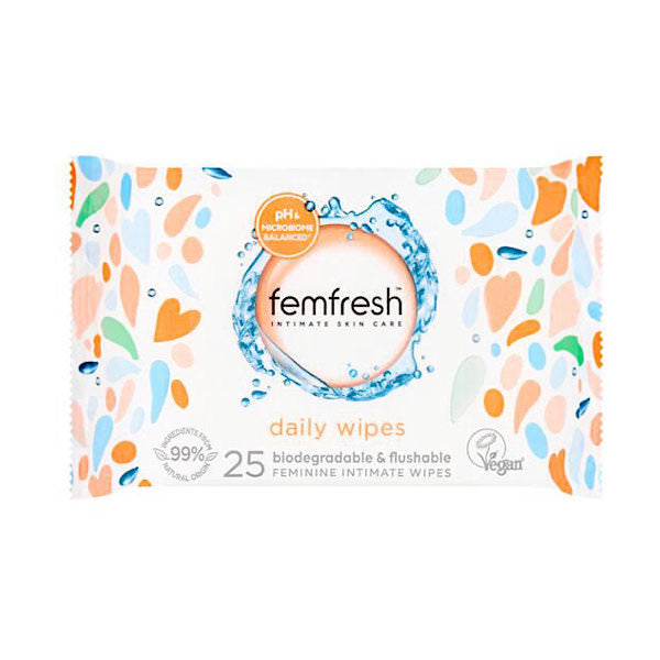 Femfresh Intimate Wipes 25 Pack