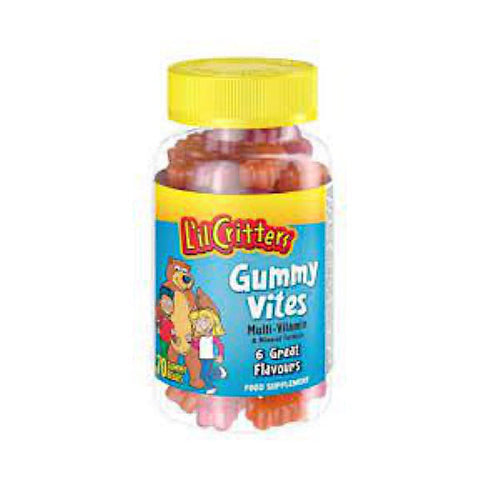 L'Il Critters Gummy Vites 70 Pack