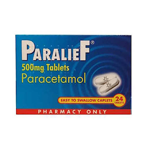 Paralief Paracetamol Effervescent Tablets 500mg 24 pack