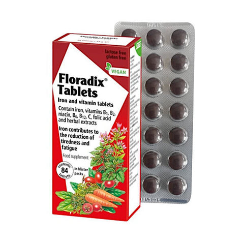 Salus Haus Floradix Iron & Vitamin Tablets 84 Pack