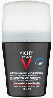 Vichy Homme Deo R-On 72HR Sensitive 50ml