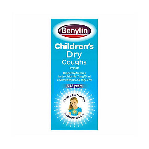 Benylin Childrens Dry Cough Syrup 125ml – Pure Pharmacy Ireland