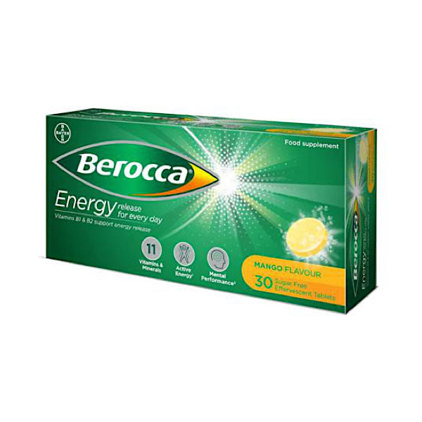 Berocca Effervescent Tablets Mango Mango