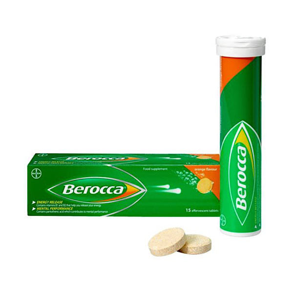 Berocca Effervescent Tablets Orange Orange