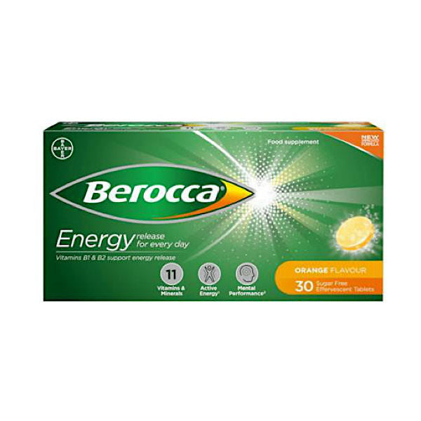 Berocca Effervescent Tablets Orange Orange