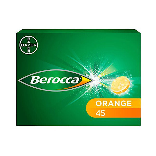 Berocca Effervescent Tablets Orange Orange