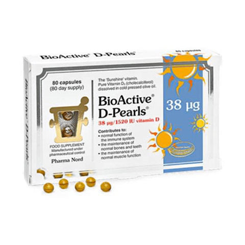 BioActive D-Pearls 80 Pack 38ug