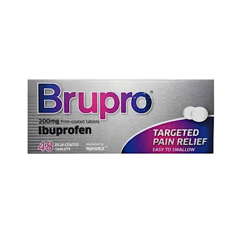 Brupro Ibuprofen Tablets 200mg 48 Pack