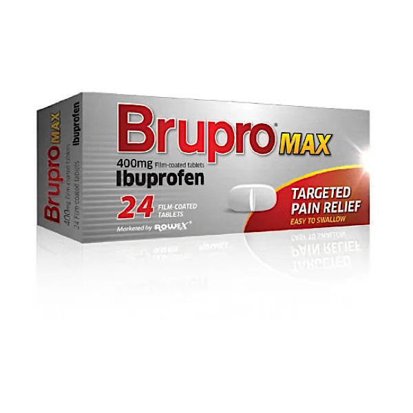 Brupro Max Ibuprofen 400mg Tablets 24 pack