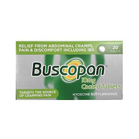 Buscopan Inject Buscopan 10mg Tablets 20 Pack – Pure Pharmacy Ireland