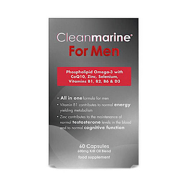 Cleanmarine Krill Oil For Men 60 Capsules