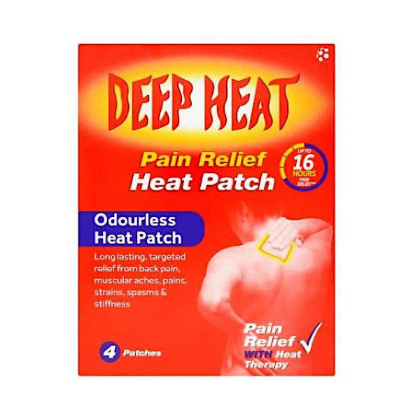 Deep Heat Pain Relief Patch 4 Pack