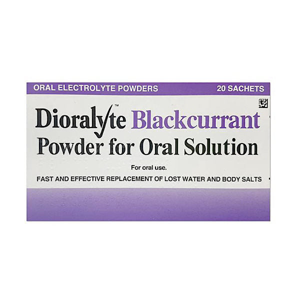 Dioralyte Sachets Blackcurrant 20 Pack