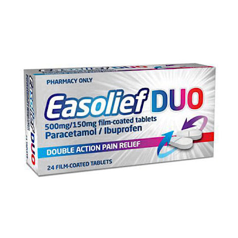 Easolief Duo Double Action Pain Relief Tablets 24 pack