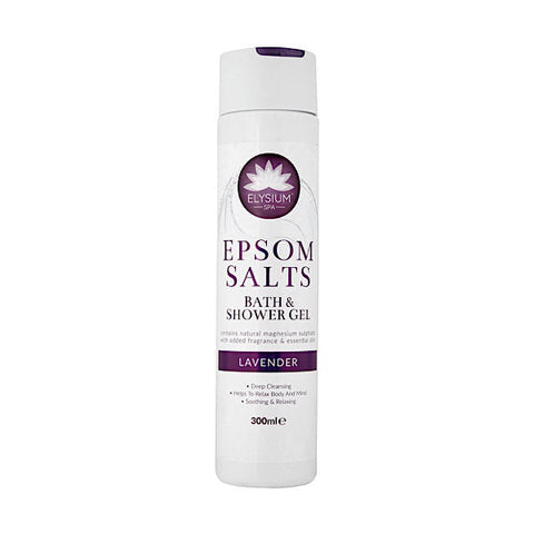 Elysium Spa Epsom Salts Bath & Shower Gel 300ml Lavender