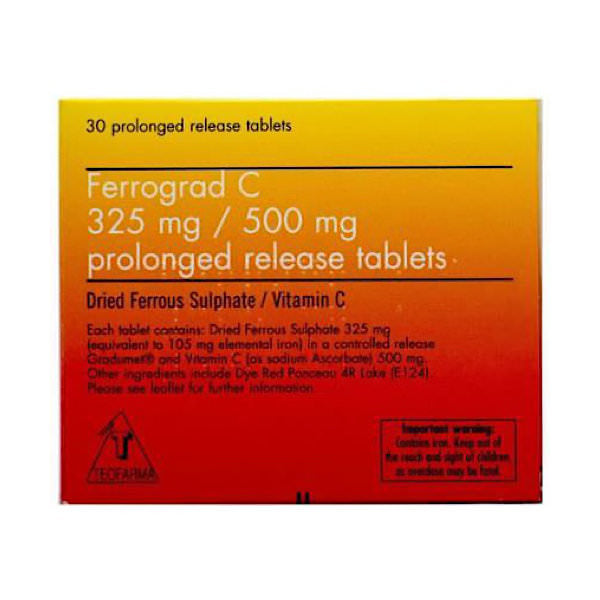 Ferrograd C Prolonged Release Tablets 30 Pack