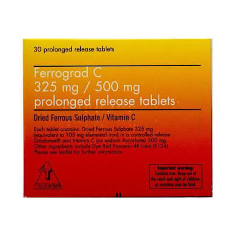 Ferrograd C Prolonged Release Tablets 30 Pack