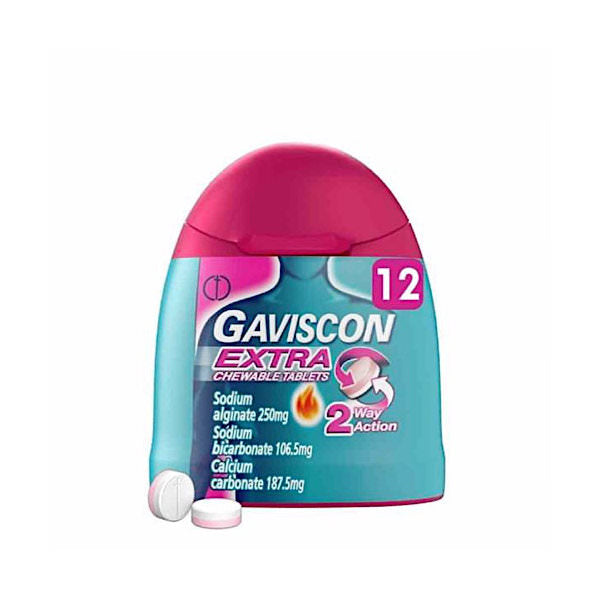 Gaviscon Extra Tablets 12 Pack