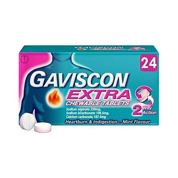 Gaviscon Extra Tablets 24 Pack