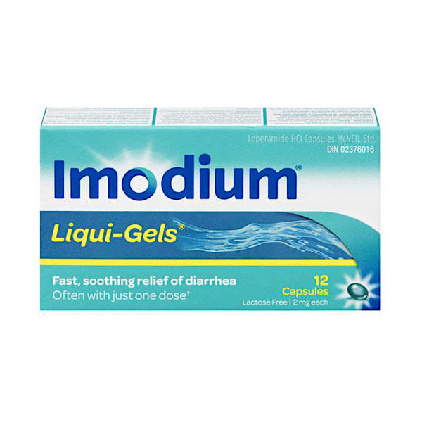 Imodium Liquigels Capsules 12 Pack