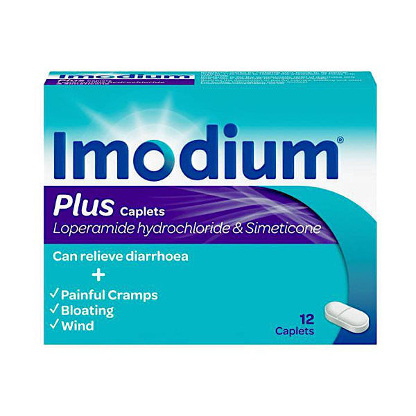 Imodium Plus Tablets 12 Pack