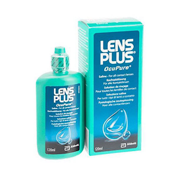 Lens Plus Ocupure Saline Solution 120ml