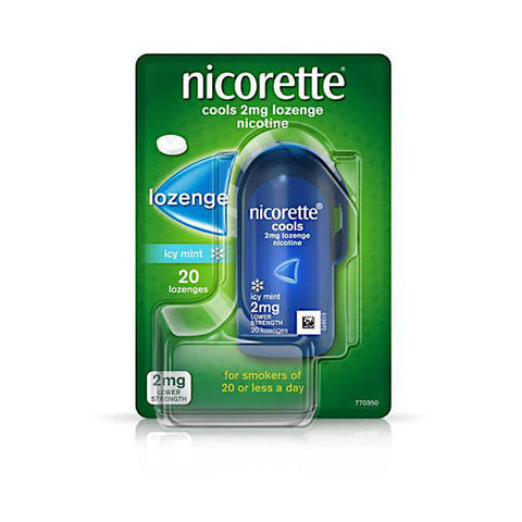 Nicorette Cools Lozenge 2mg 20 Pack