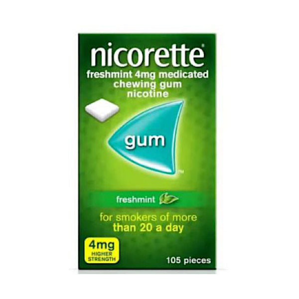 Nicorette Gum 4mg 105 Pack