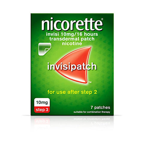Nicorette Invisi Patch 10mg 7 Pack