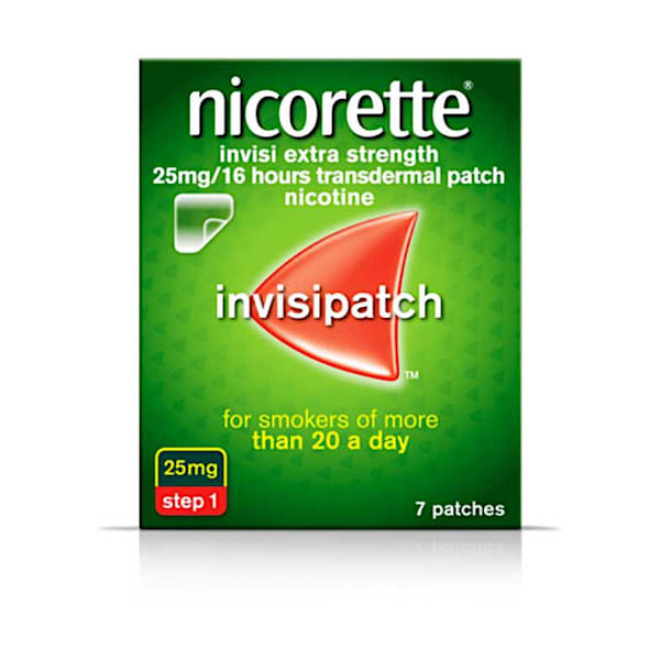 Nicorette Invisi Patch 25mg 7 Pack