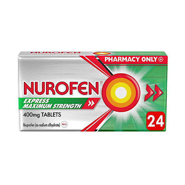 Nurofen Express Maximum Strength Tablets 400mg 24 pack