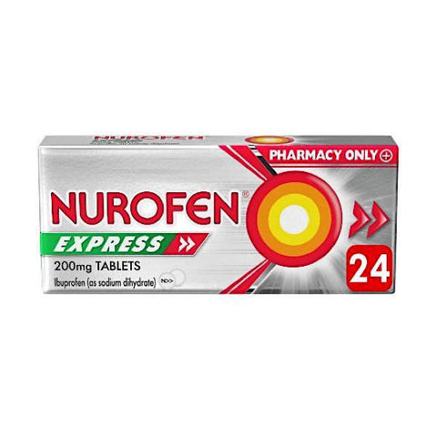 Nurofen Express Tablets 200mg 24 pack