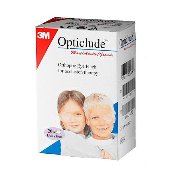 Opticlude Adult Eye Patch 20 Pack