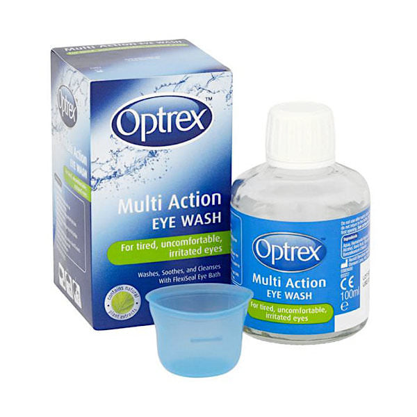 Optrex Multi Action Eye Wash 100ml Bottle