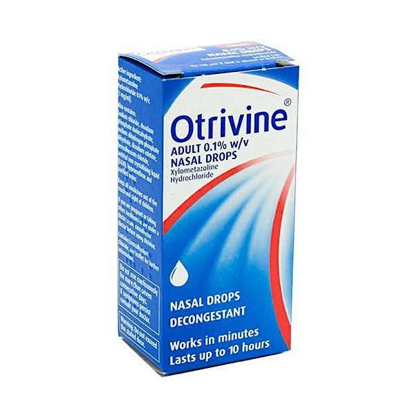 Otrivine Adult Nasal Drops 10ml