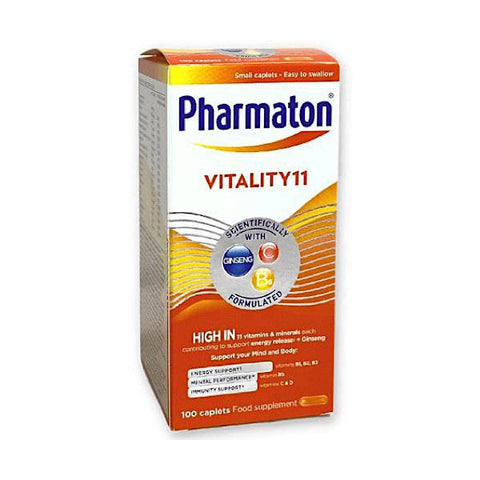 Pharmaton Vitality 11 Tablets 100 Pack