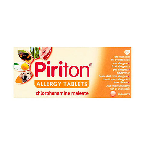 Piriton Tablets 4mg 30 Pack
