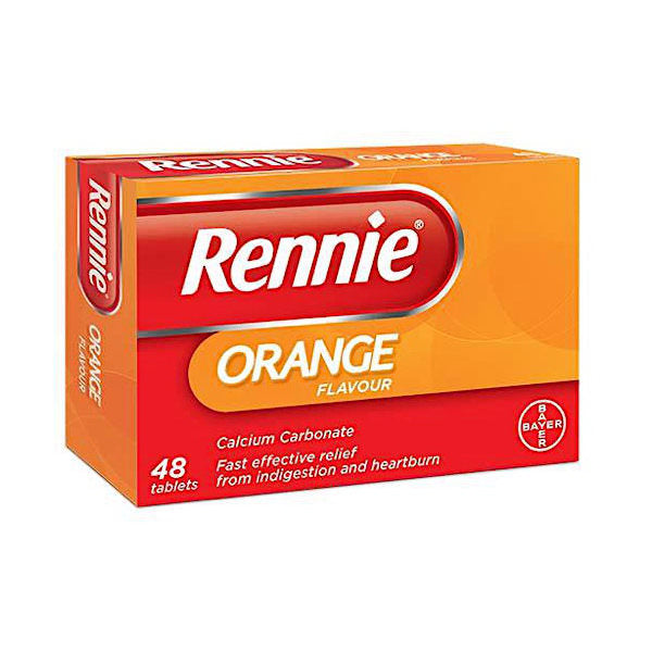 Rennie Tablets Orange 48 Pack