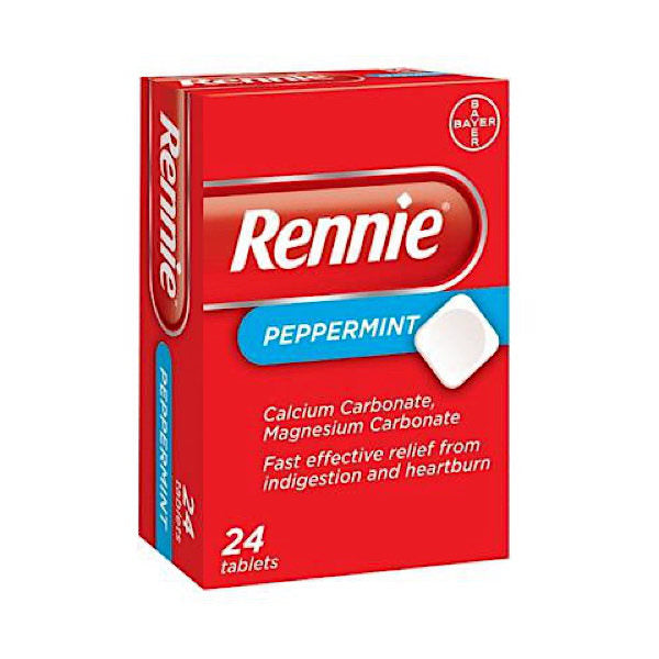Xate Rennie Rennie Tablets Peppermint 24 Pack – Pure Pharmacy Ireland