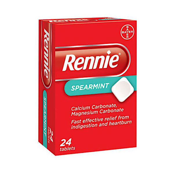 Rennie Tablets Spearmint 24 Pack
