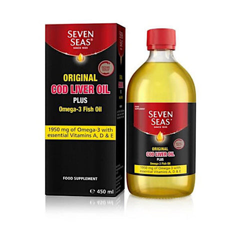 Seven Seas Original Pure Cod Liver Oil Liquid 450ml