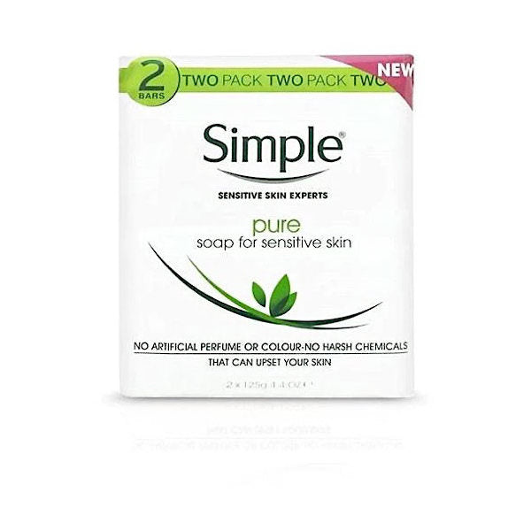 Simple Pure Soap Twin Pack 125G – Pure Pharmacy Ireland