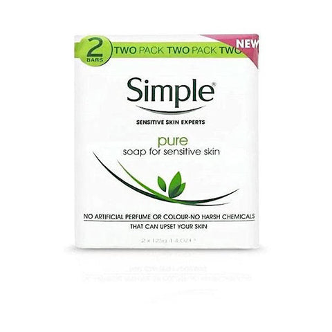 Simple Pure Soap Twin Pack 125G